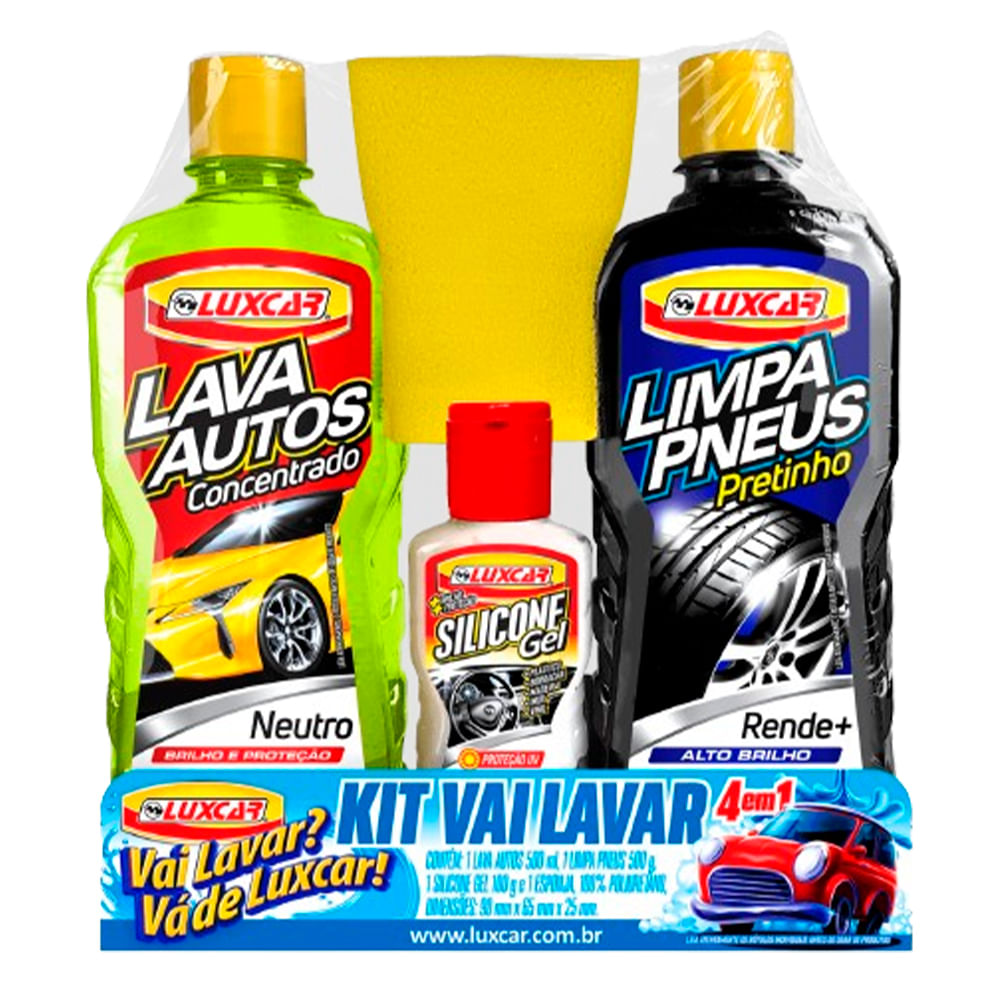 Kit Luxcar Lava Car 4 Em 1 1Un