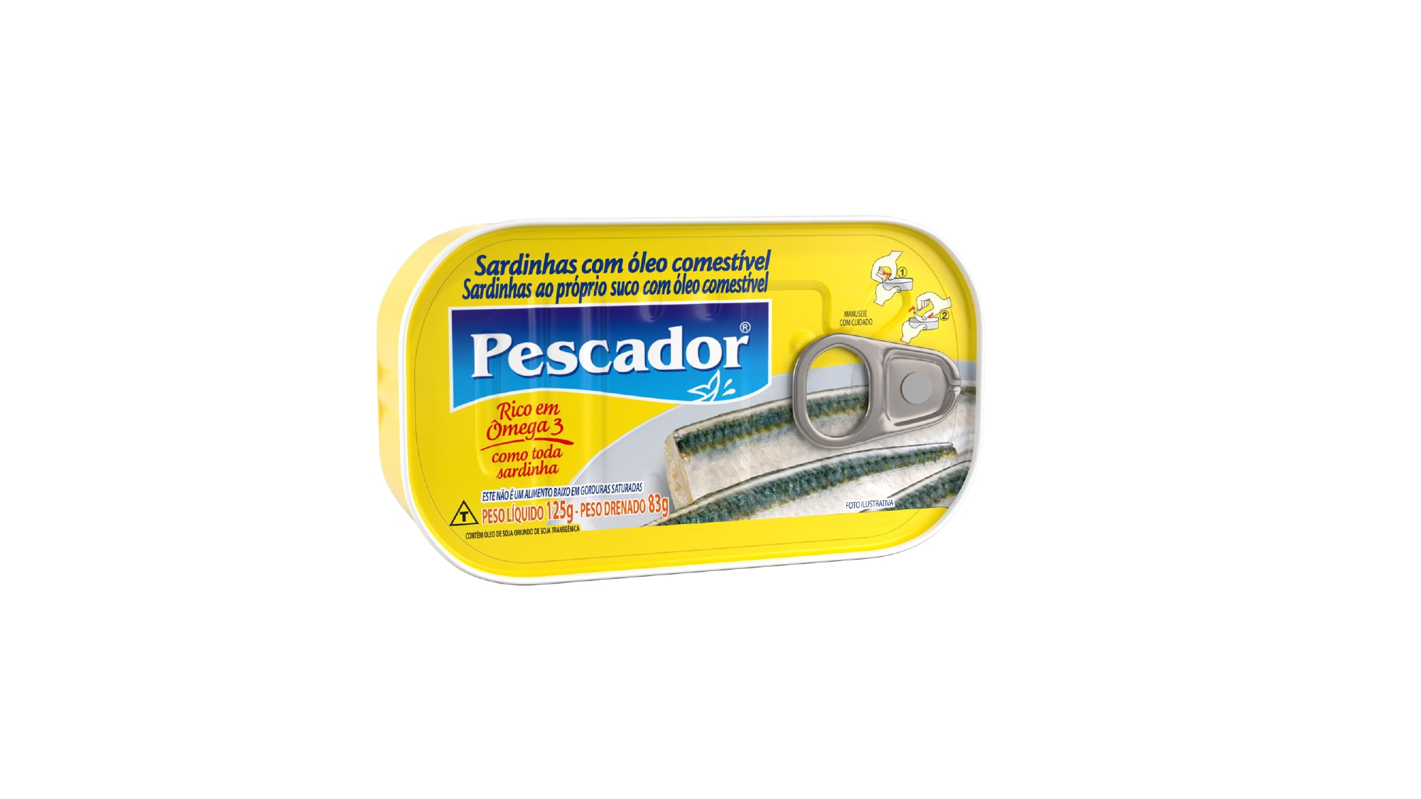 Sardinha em Óleo PESCADOR Lata 125g