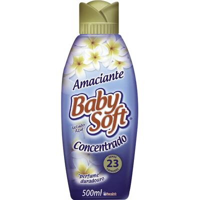 Amaciante para Roupas Baby Soft Concentrado - Azul 500ml