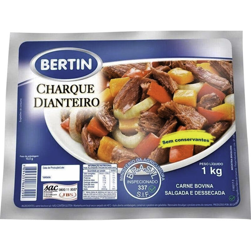 Charque Bertin Dianteiro 1kg