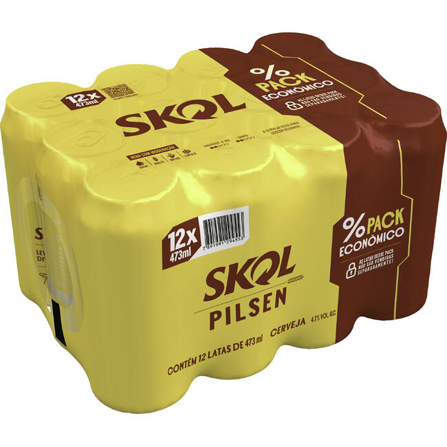 Cerveja Skol 12x473ml