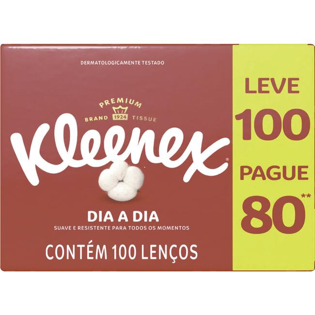 Lenço de Papel Kleenex 100 un