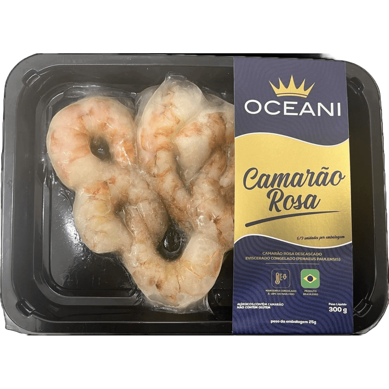 Camarão OCEANI Rosa 6/9 Congelado 300g