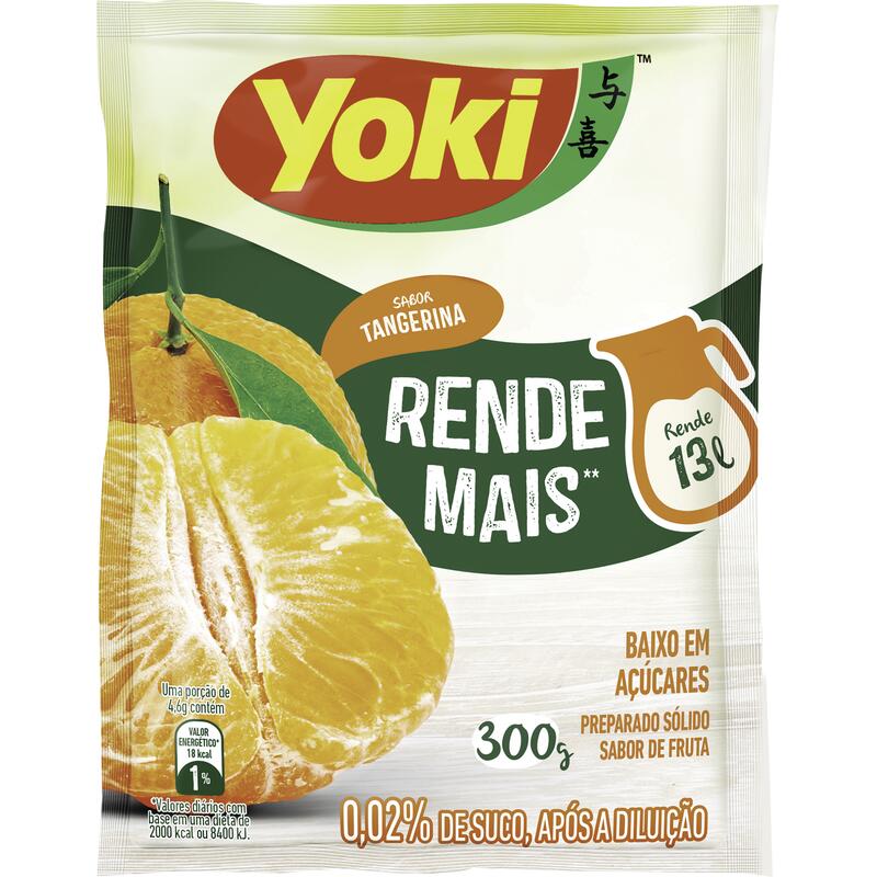 Refresco Yoki Tangerina 300g