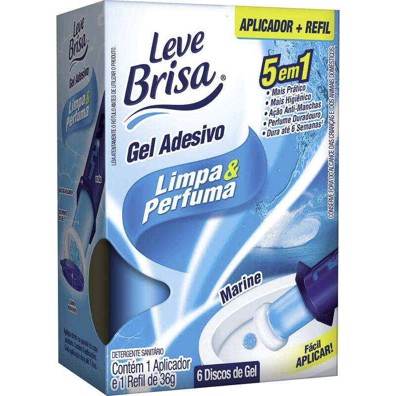 Desodorizador Gel Adesivo Leve Brisa Marine 36g