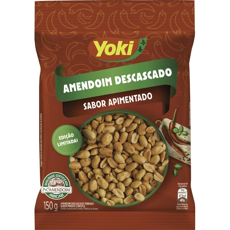 Amendoim Descascado Yoki Apimentado 150g