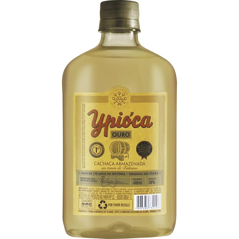 Cachaça Ypióca Ouro 480ml
