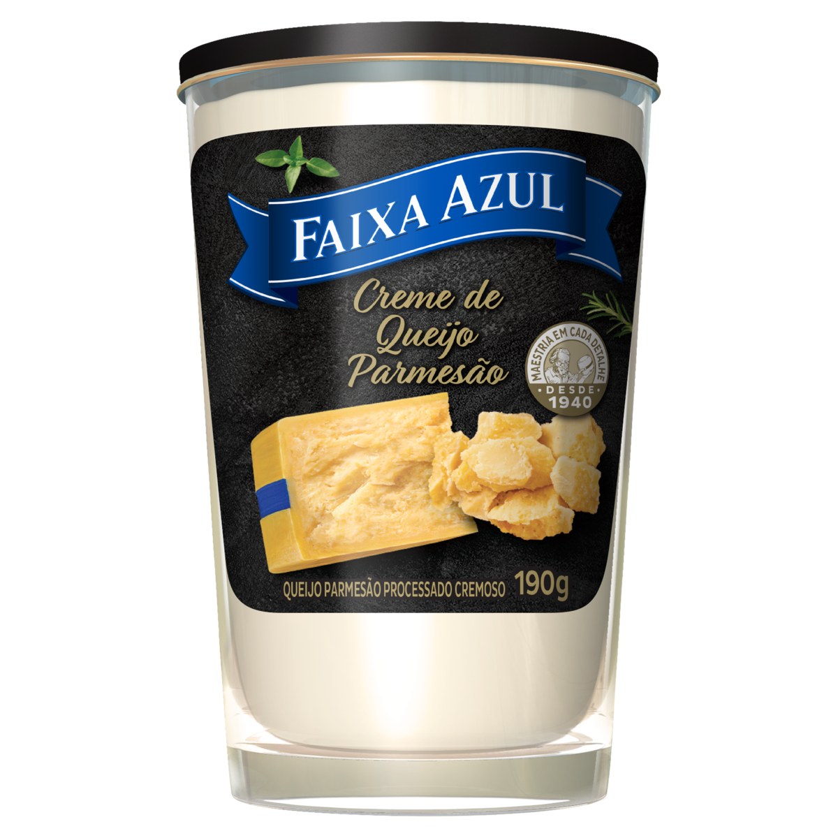 Creme de Queijo Parmesão Faixa Azul Copo 190g