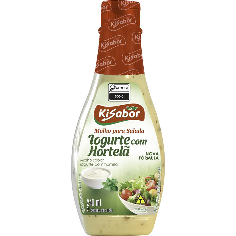 Molho para Salada Kisabor Iogurte com Hortelã 240ml