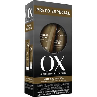 Kit Shampoo + Condicionador OX Nutrição Intensa