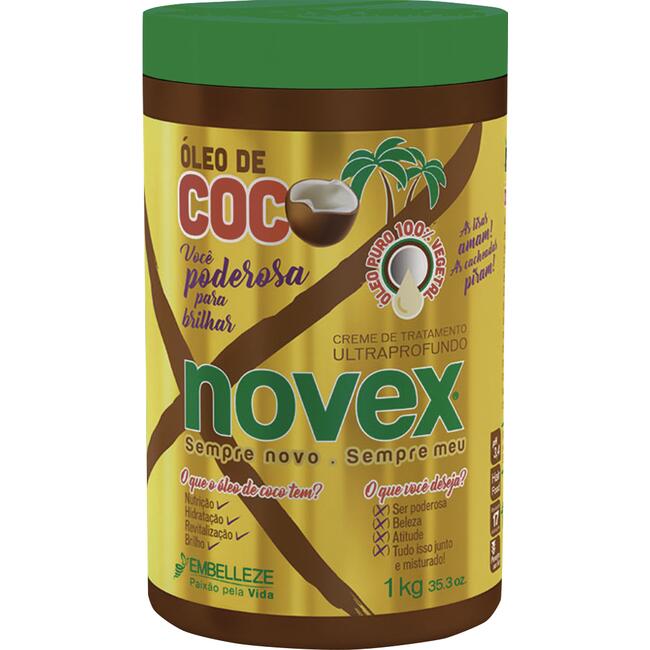 Creme de Tratamento para Cabelo Novex Óleo de Coco 1kg