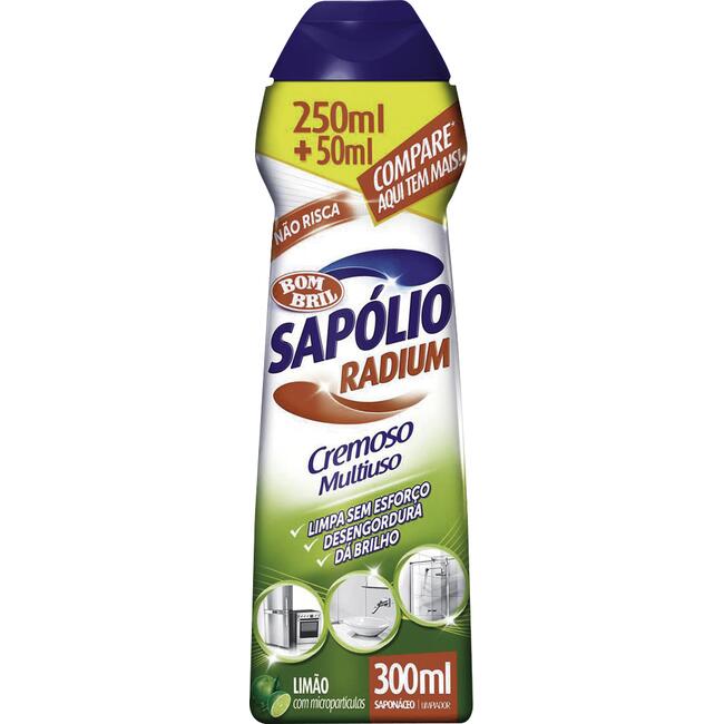 Saponáceo Radium Cremoso Limão 300ml