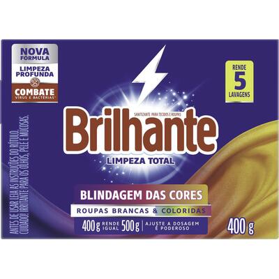 Sanitizante em Pó Brilhante Limpeza total 400g