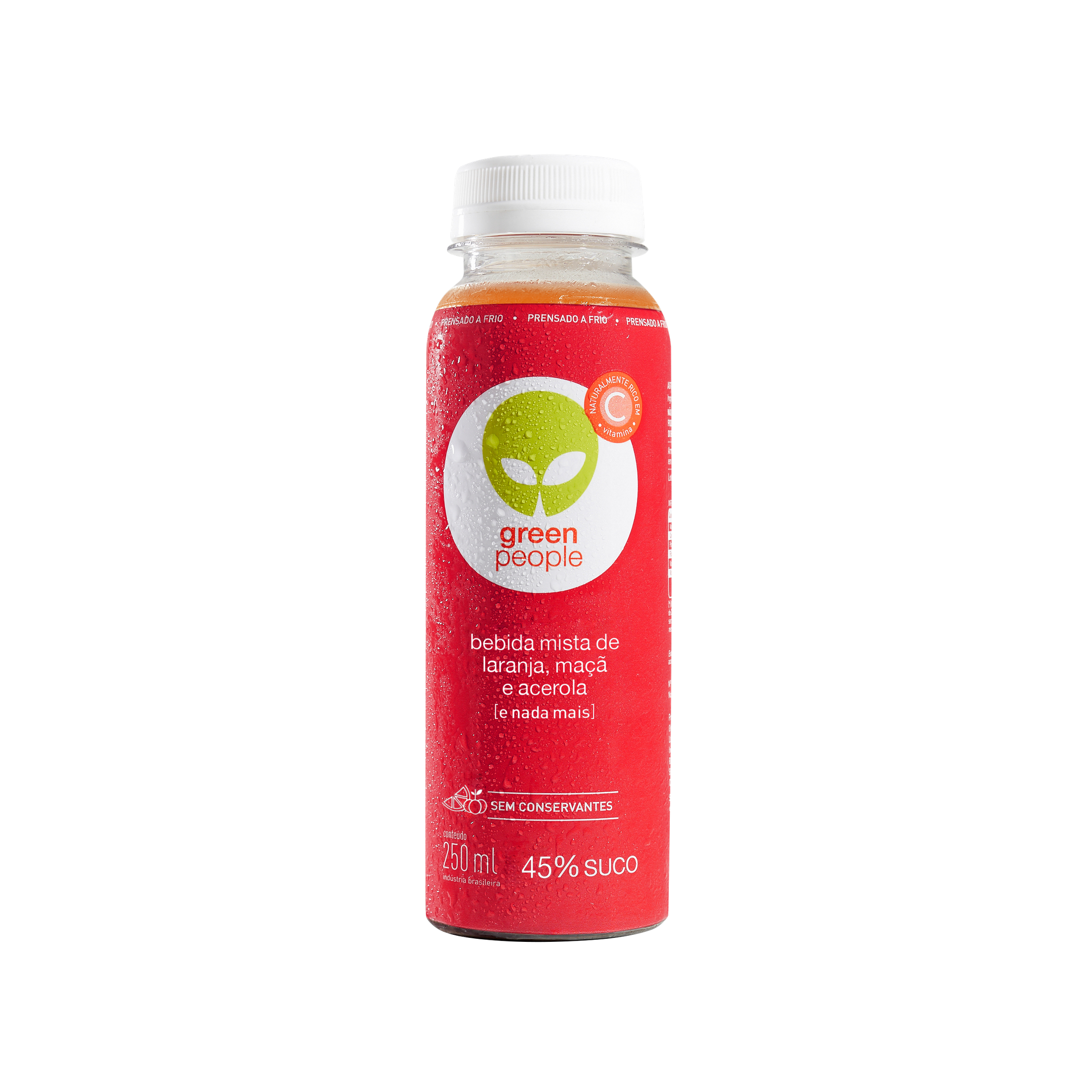 Suco de Laranja e Acerola Greenpeople 250Ml