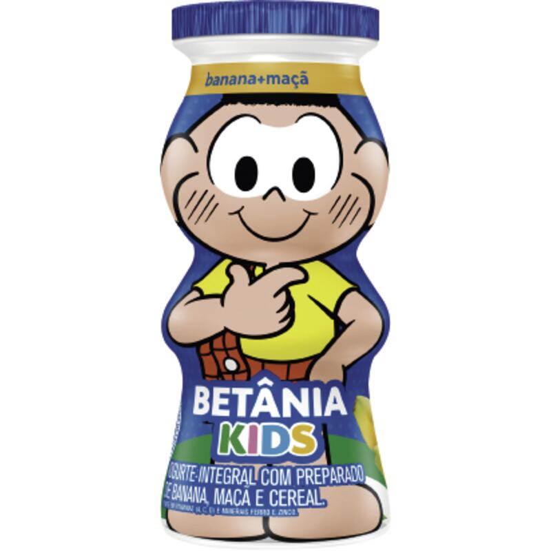 Iogurte Betânia Kids Banana e Maçã 100g