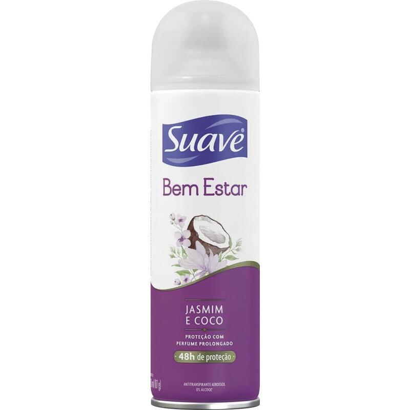 Desodorante Aerossol Suave Jasmim e Coco 150ml