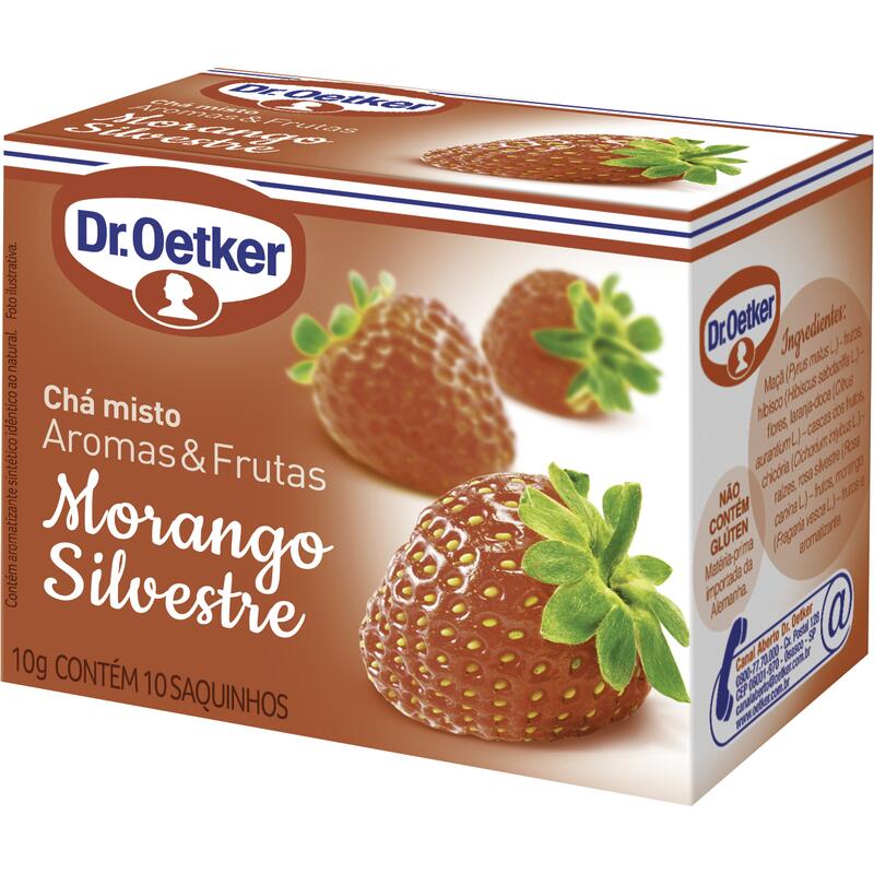 Chá Dr. Oetker Morango Silvestre 10g