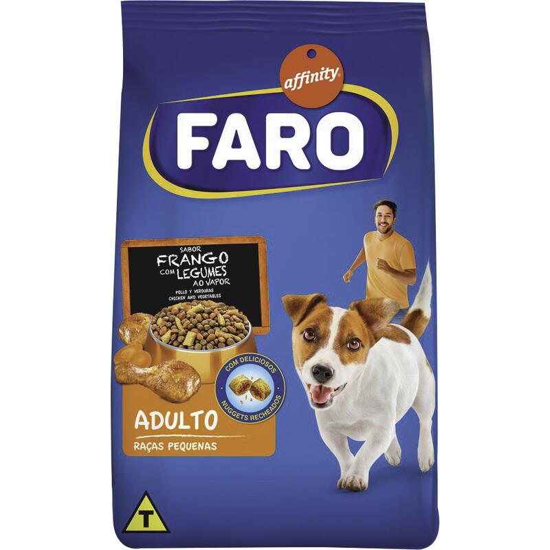 Alimento para Cães Faro Raças Peq Frango e Legumes 10,1kg