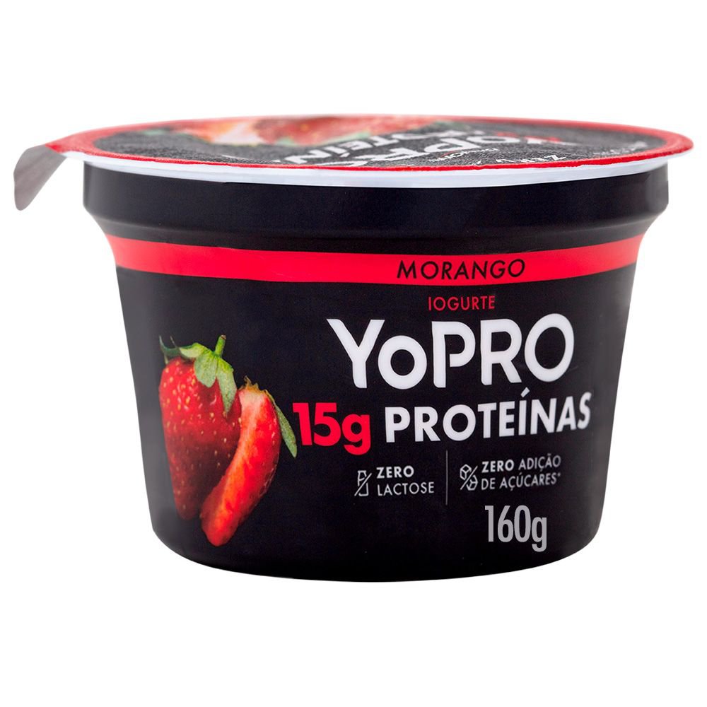 Iogurte YoPRO 15g de Proteínas Morango 160g