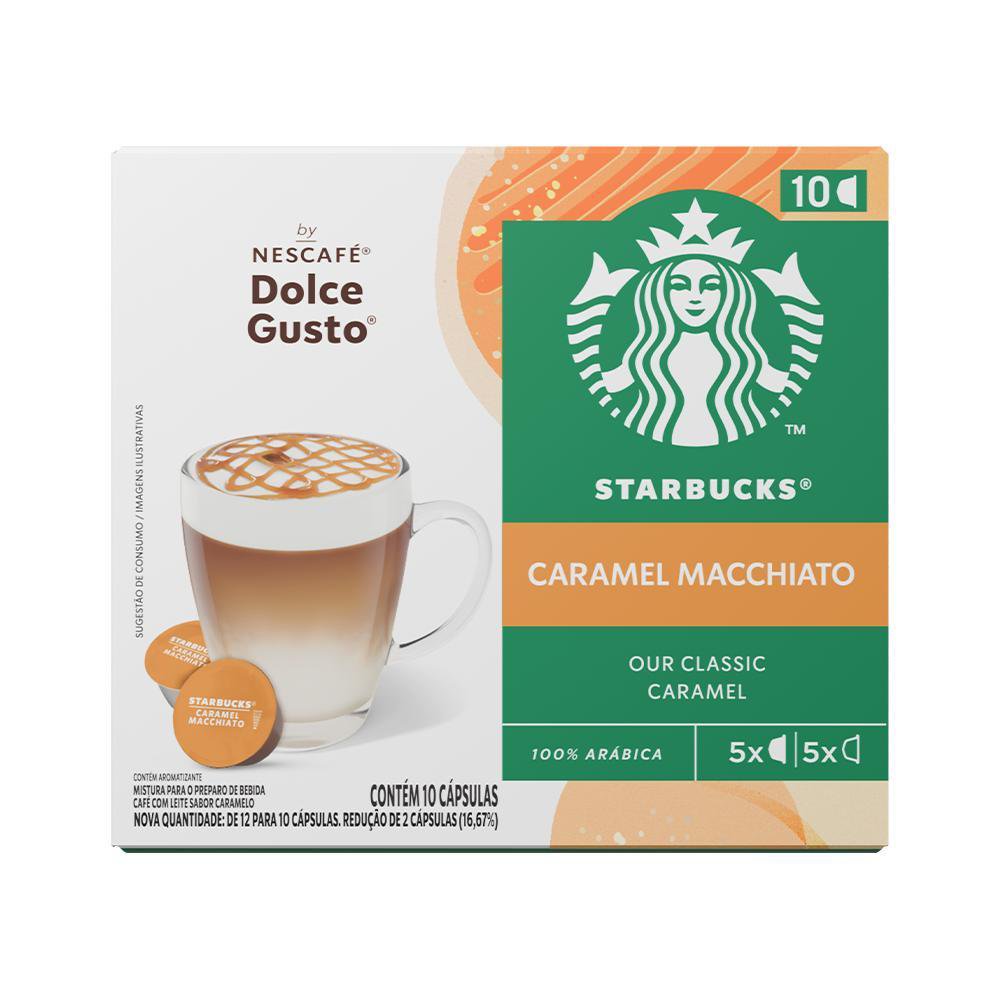 Starbucks®  Caramel Macchiato By Nescafé® Dolce Gusto® - 10 Cápsulas