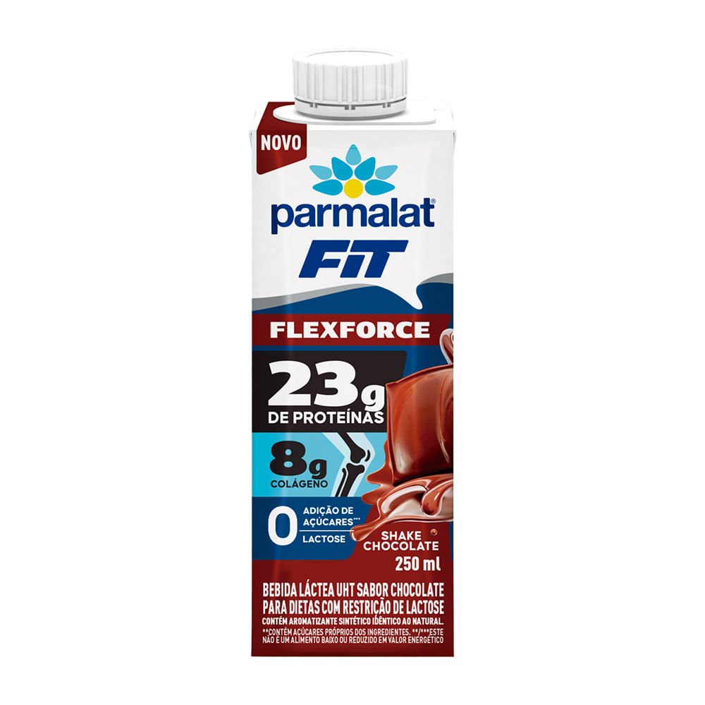 Bebida Láctea UHT Chocolate Zero Lactose Parmalat Wheyfit 250ml