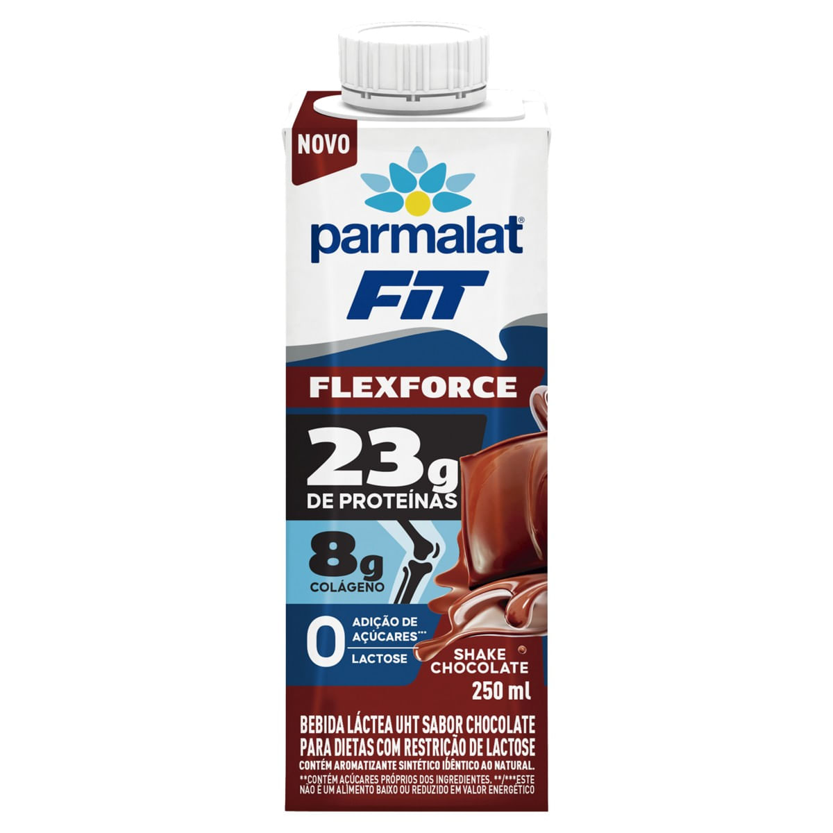 Bebida Láctea UHT Chocolate Zero Lactose Parmalat Wheyfit 250ml