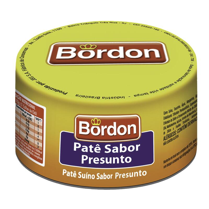 Patê Bordon Presunto 100g