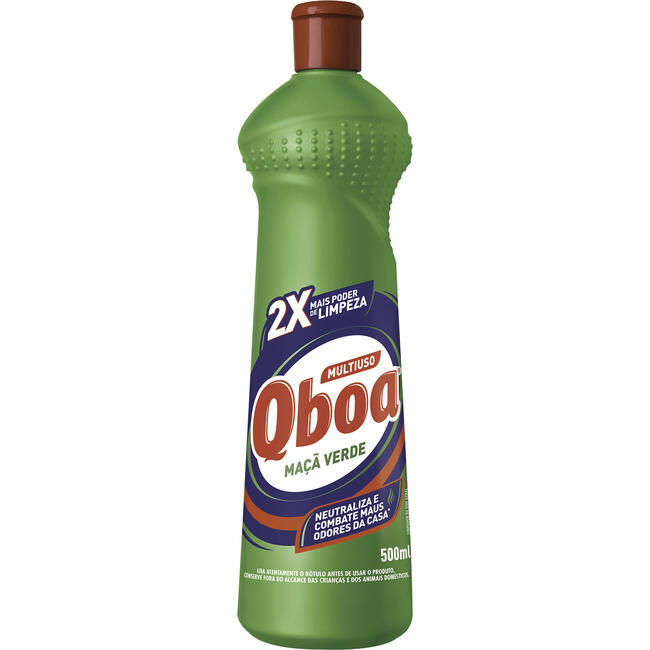 Limpador Multiuso Qboa Maçã Verde 500ml