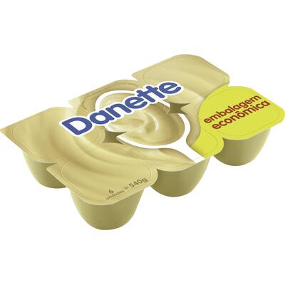 Sobremesa DANETTE Chocolate Branco Embalagem Economica 540g