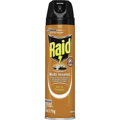 Inseticida Aerossol Raid Multi Insetos 285ml