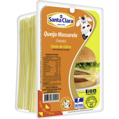 Queijo Mussarela Santa Clara Fatiado 300g