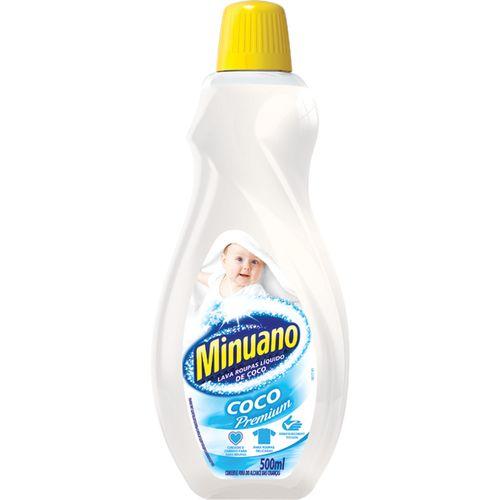 Lava Roupas Líquido Minuano Coco 500ml