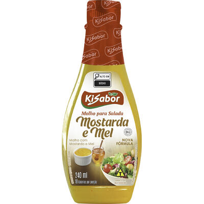 Molho para Salada Kisabor Mostarda e Mel 240ml