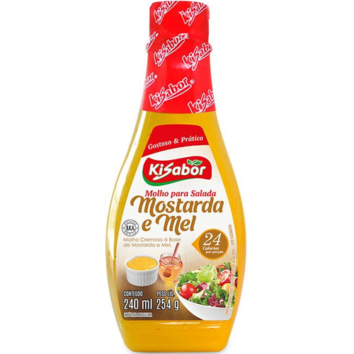 Molho para Salada Kisabor Mostarda e Mel 240ml
