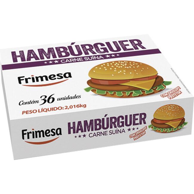 Hambúrguer Frimesa Carne Suína 36x56g