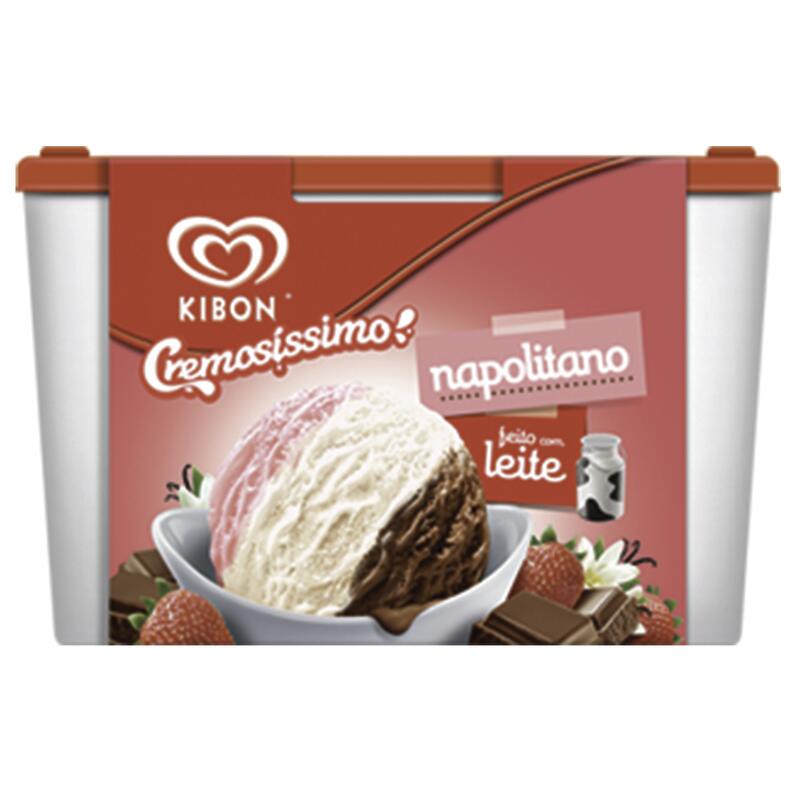 Sorvete Kibon Napolitano 2L