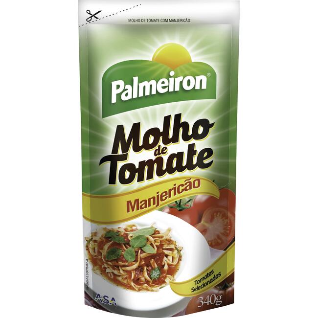 Molho de Tomate Palmeiron Manjericão 340g