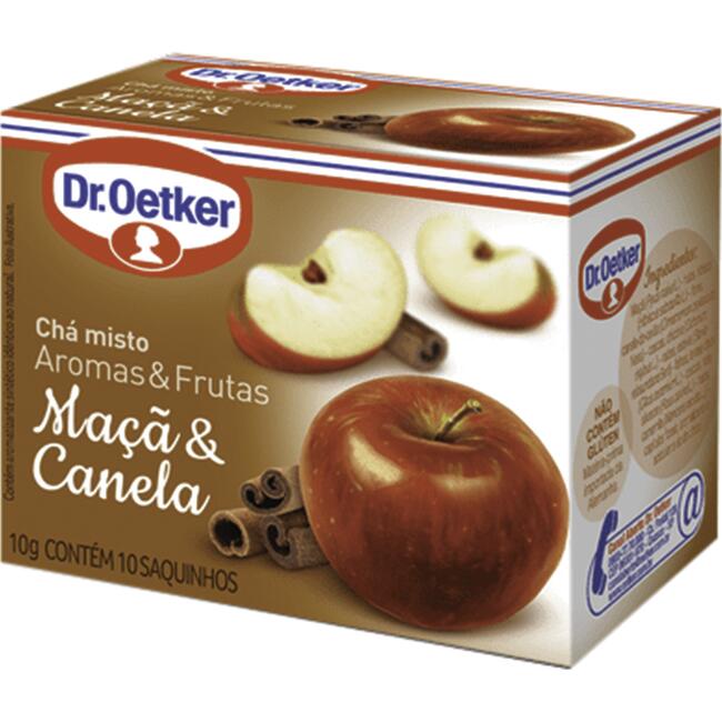 Chá Dr. Oetker Maçã e Canela 10g