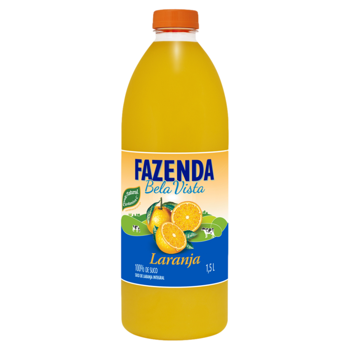 Suco Integral Laranja Fazenda Bela Vista Garrafa 1,5l