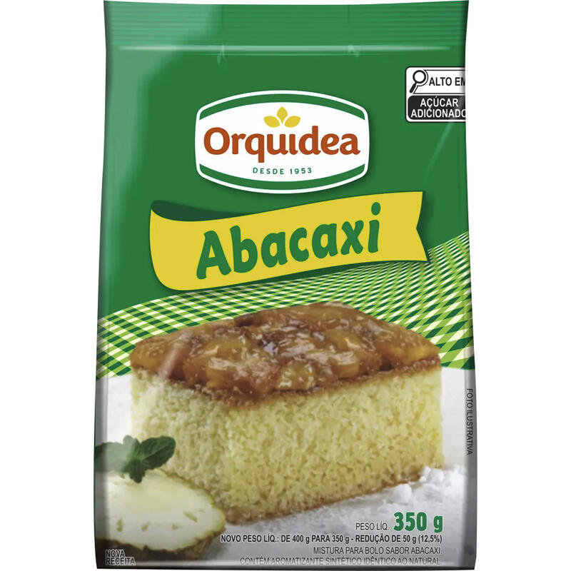 Mistura para Bolo Orquídea Abacaxi 350g