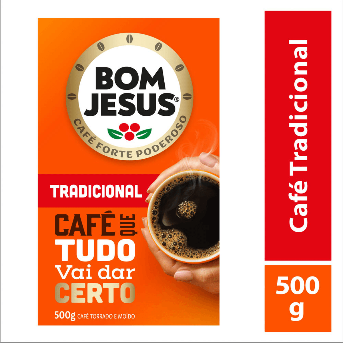 Café Torrado e Moído Tradicional Bom Jesus Caixa 500g