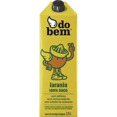 Suco Integral Do Bem Laranja 1,5L