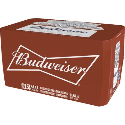 Cerveja Budweiser 15x410ml
