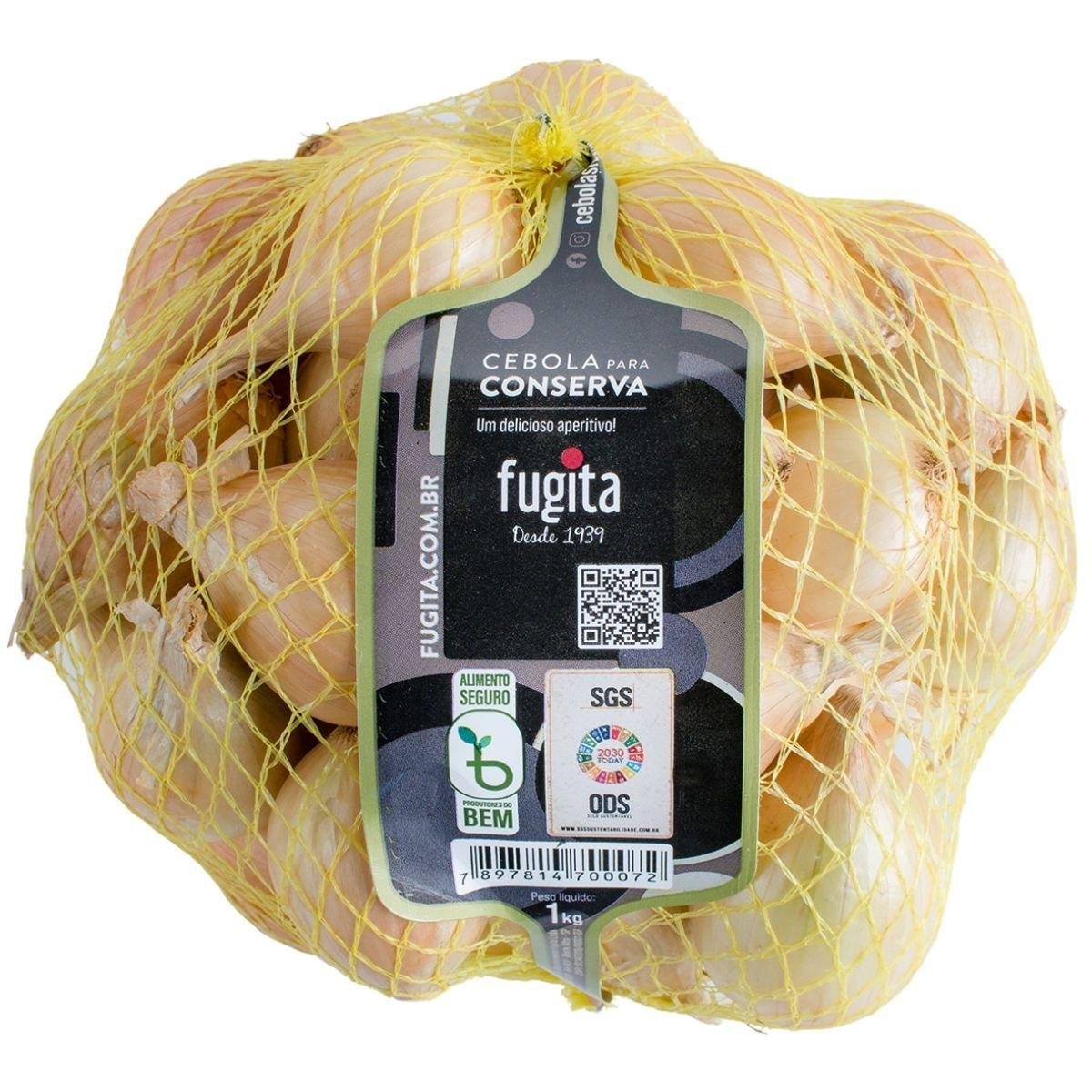 Cebola Conserva Fugita 1kg