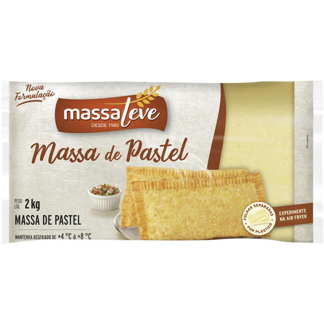 Massa para Pastel Massa Leve 2kg