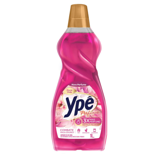 Limpador Perfumado Ypê 1 Litro - Doce Vida