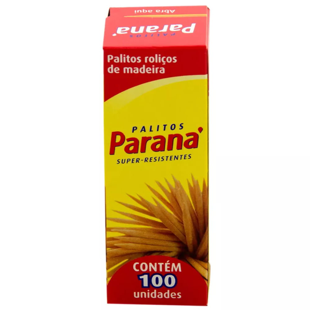 Palitos de Madeira Paraná 100un
