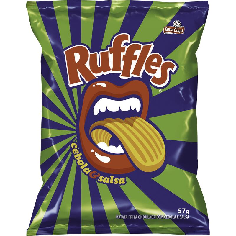 Salgadinho Elma Chips Batata Ruffles Cebola/Salsa 57g