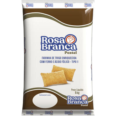 Farinha de Trigo Rosa Branca Tipo 1 - Pastel 5kg