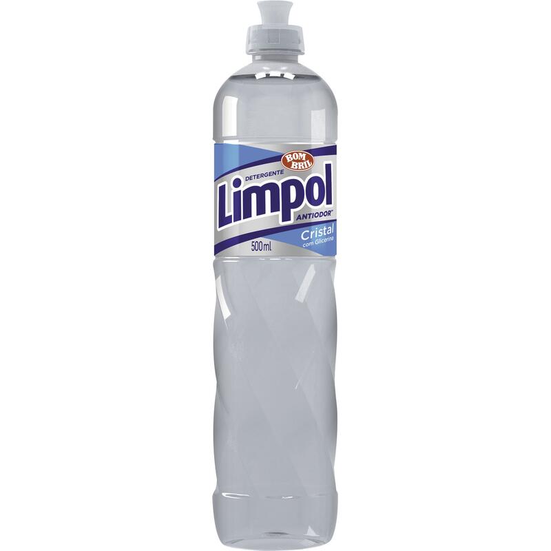 Detergente Líquido Cristal Limpol Squeeze 500ml